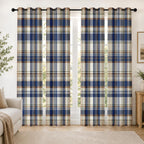 4 paneles de cortinas opacas, cortinas de oscurecimiento de