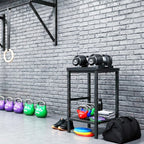 Rack Ajustable para Mancuernas/Kettlebells 500-800LB Pesado con Cobertura Opcional