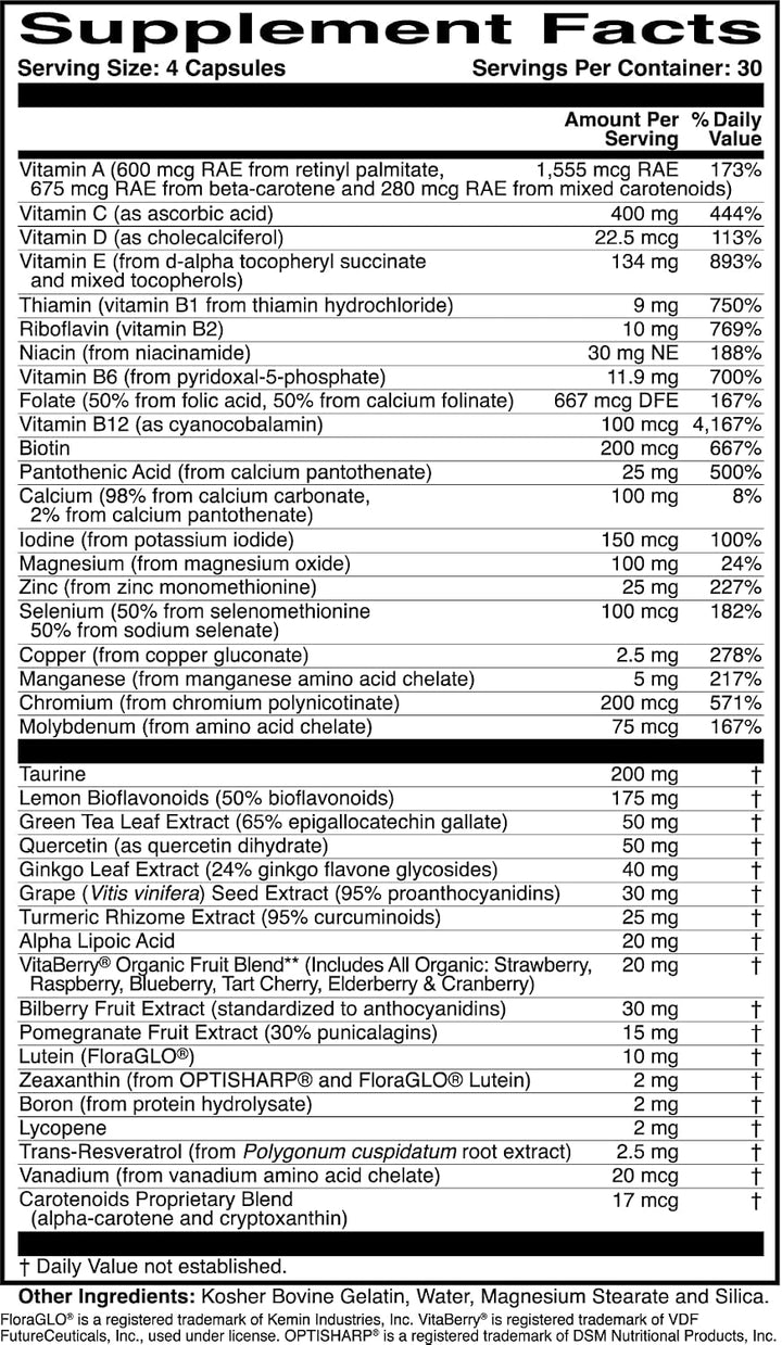 ScienceBased Health OcularProtect - Multivitamínico diario con apoy...