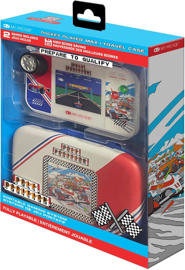 My Arcade Pole Position Pocket Player Max: Juegos para niños, Contr...