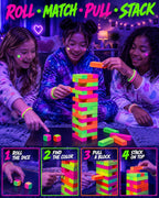 Mega-L - Suministros de fiesta que brillan en la oscuridad, 54 piezas de