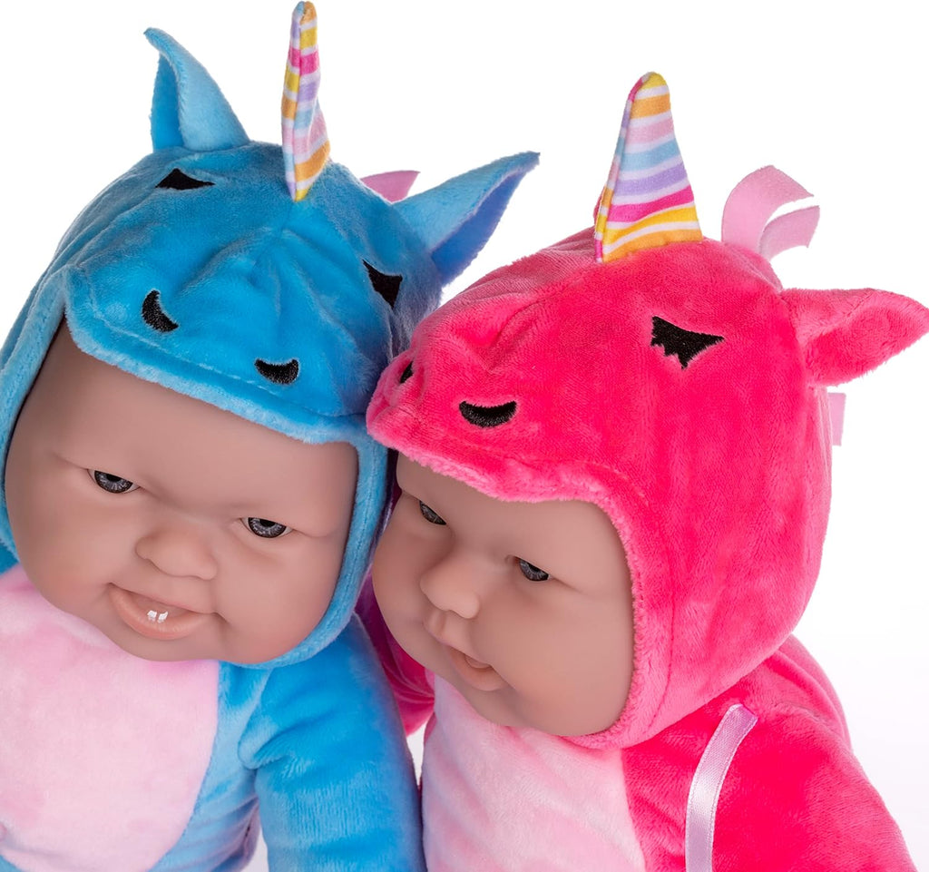 JC Toys Lots to Cuddle Babies - Muñecas gemelas pequeñas y suaves