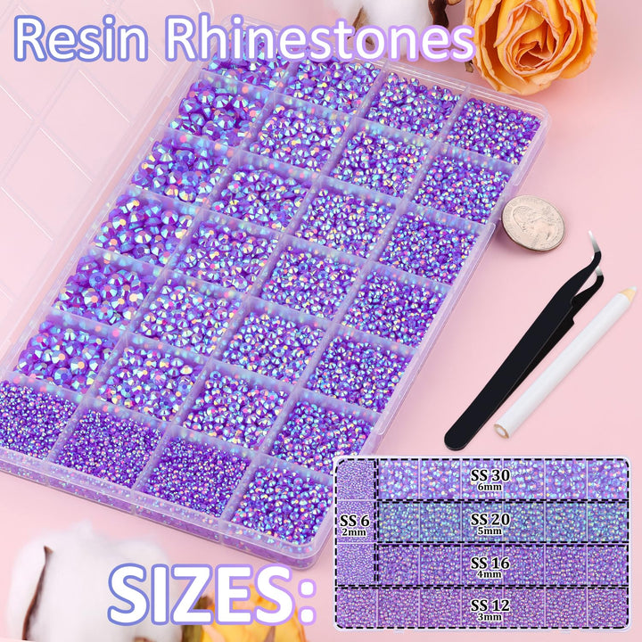 30000 diamantes de imitación de resina para deslumbrar con pinzas,...