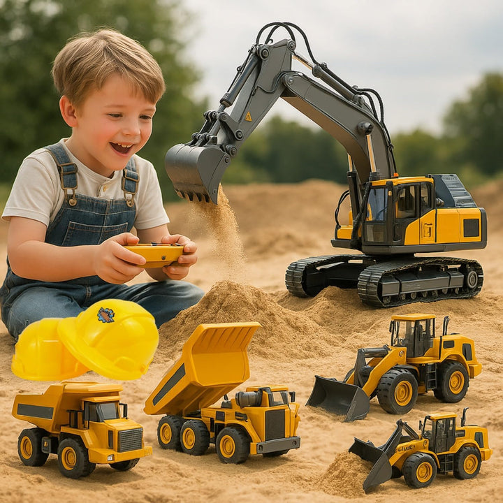 Mudsterz - Juego de juguetes de construcción a control