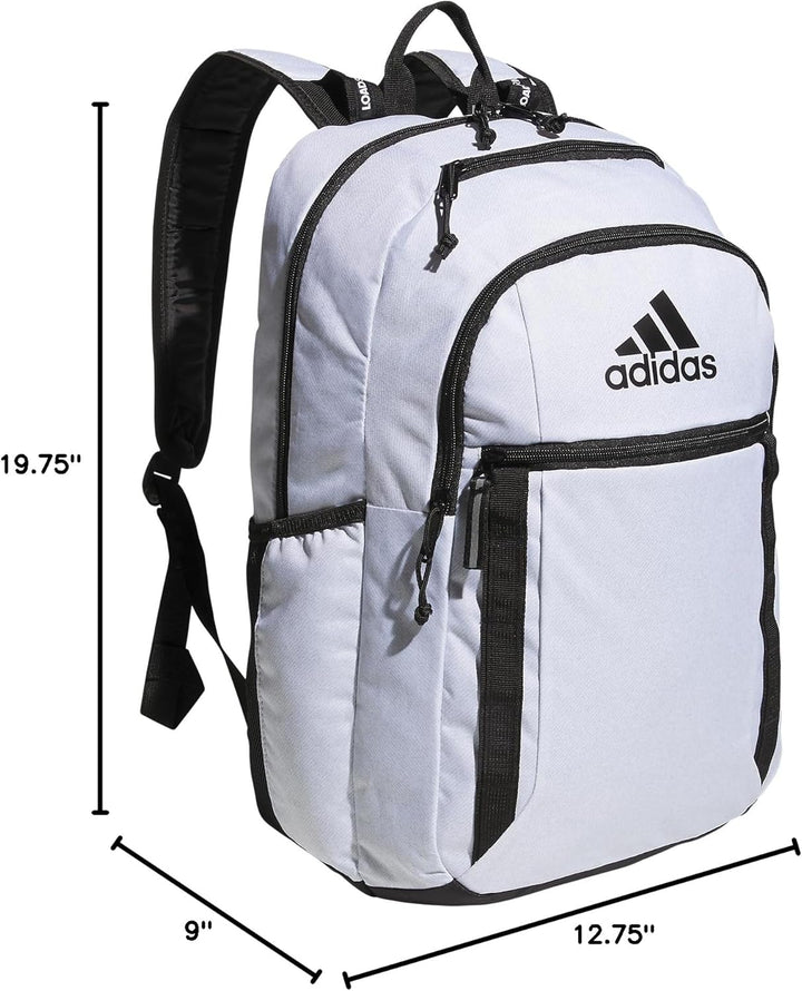 Mochila adidas Excel - Bolsa grande y resistente para laptop, libro...