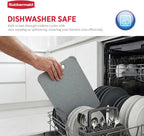 Rubbermaid Juego de tablas de cortar reversibles de fibra de trigo de 3 piezas, tablas de cortar para cocina, aptas para lavavajillas, esquinas antideslizantes, ligeras y fáciles de almacenar, tabla