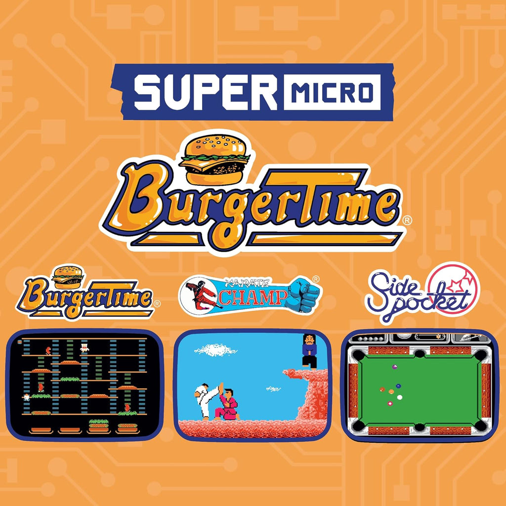 HyperMegaTech Data East Burgertime Key Chain