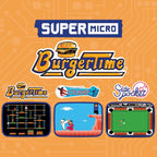 HyperMegaTech Data East Burgertime Key Chain