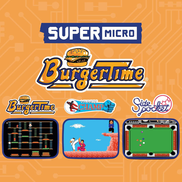 HyperMegaTech Data East Burgertime Key Chain