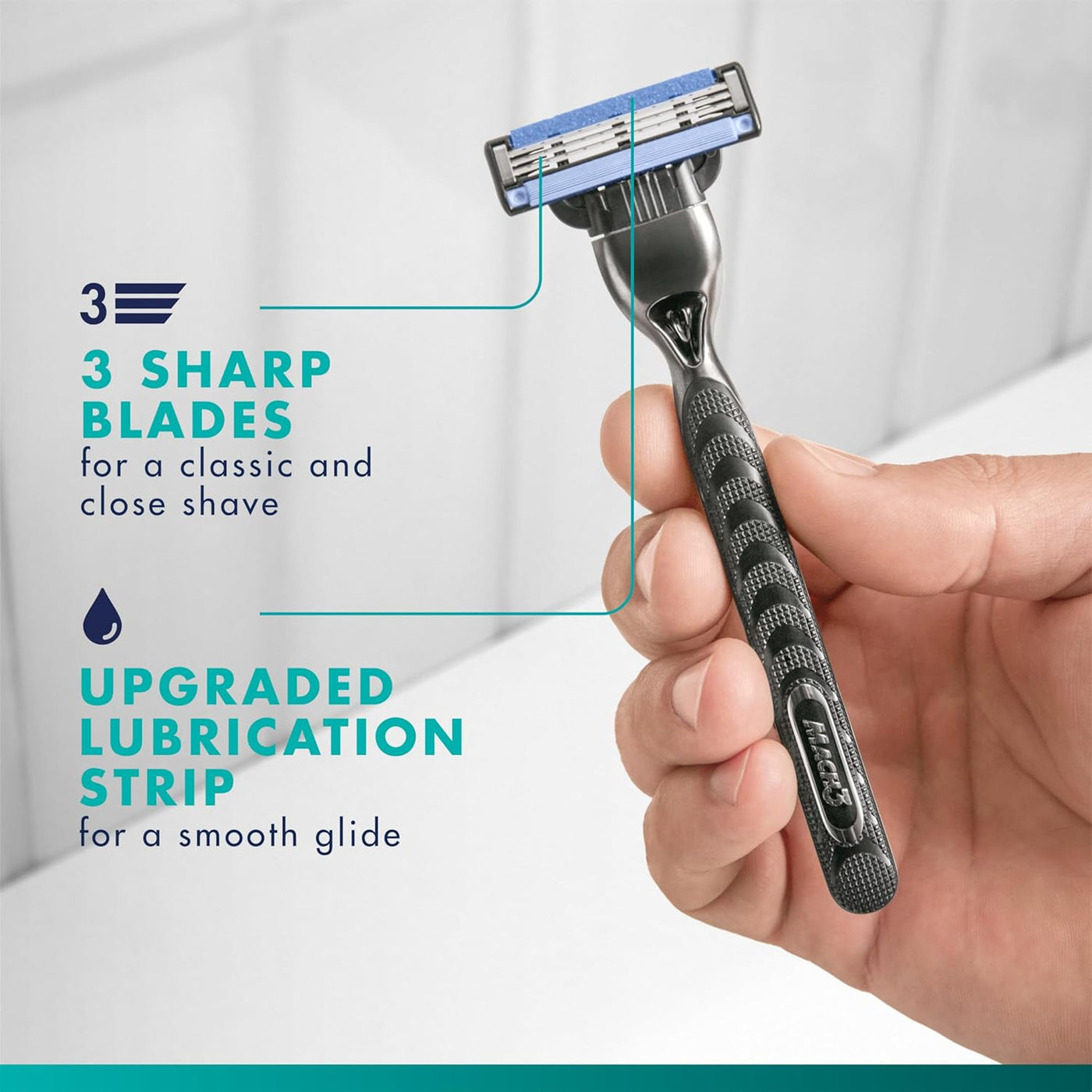 Gillette Mach3 - Recambios de maquinilla de afeitar para hombres, 1...