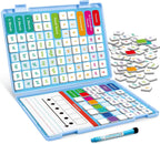Phonics - Azulejos magnéticos de letras, juegos de fonética para ABC