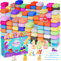 Arcilla seca al aire 180 colores,Arcilla de modelado para niños,Kit