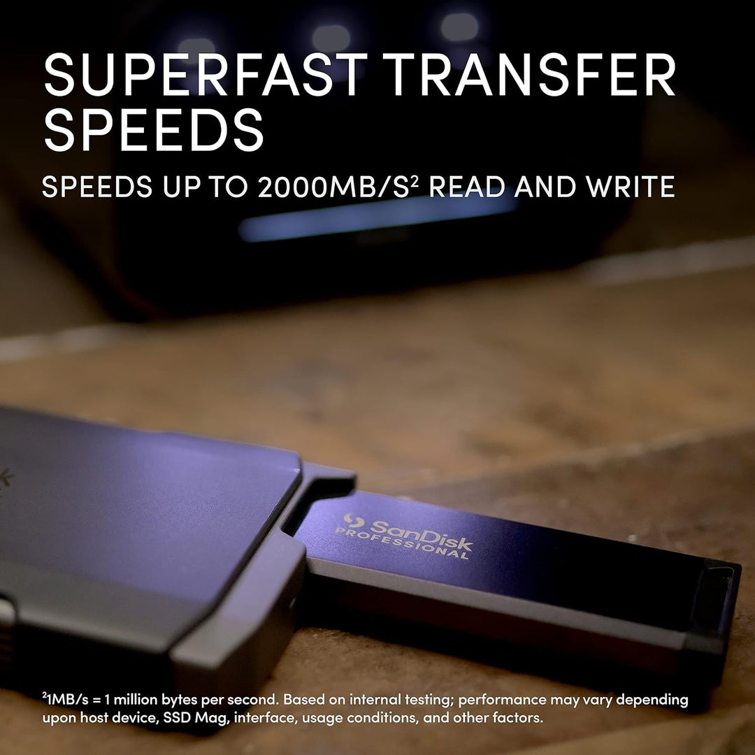 SanDisk Professional 4TB PRO-Blade Transport - SSD NVMe portátil y...