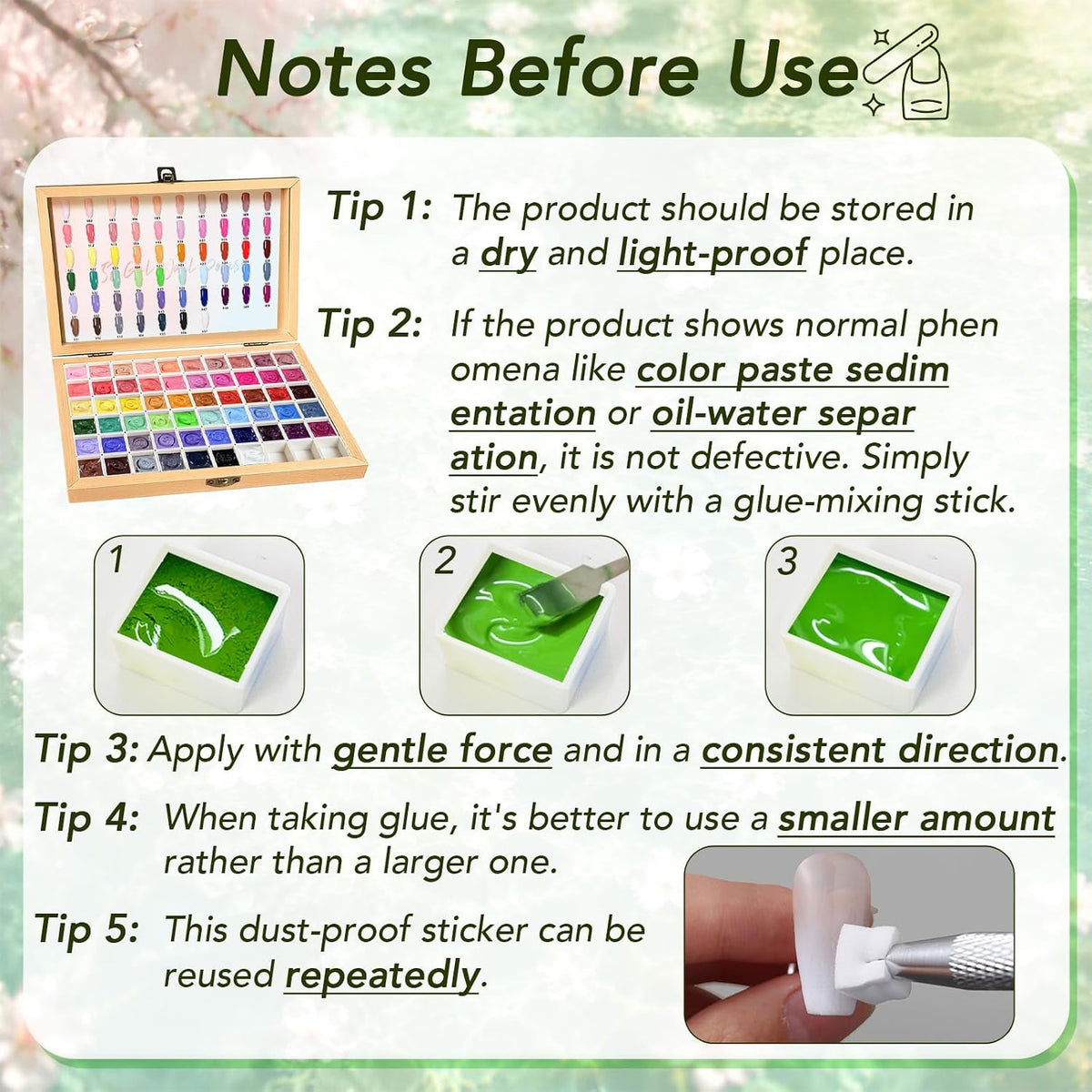 GZIXBDA Paleta de esmaltes de gel y herramientas de 57 colores | Pi...