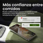 PETLIBRO Alimentador automático para gatos | Smart Scale rastrea la ingesta real de alimentos, WiFi 5G y 2.4G, dispensador automático de alimentos para gatos de 5 litros con sensor de alimentos bajo