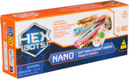 HEX BOTS Paquete de 6 nanos con 2 nanos intermitentes, juguetes sensoriales