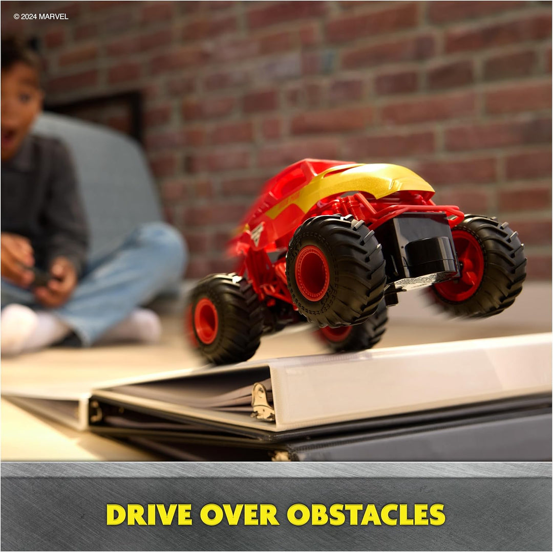 Monster Jam - Camión monstruo RC oficial de Marvel Iron Man, escala...