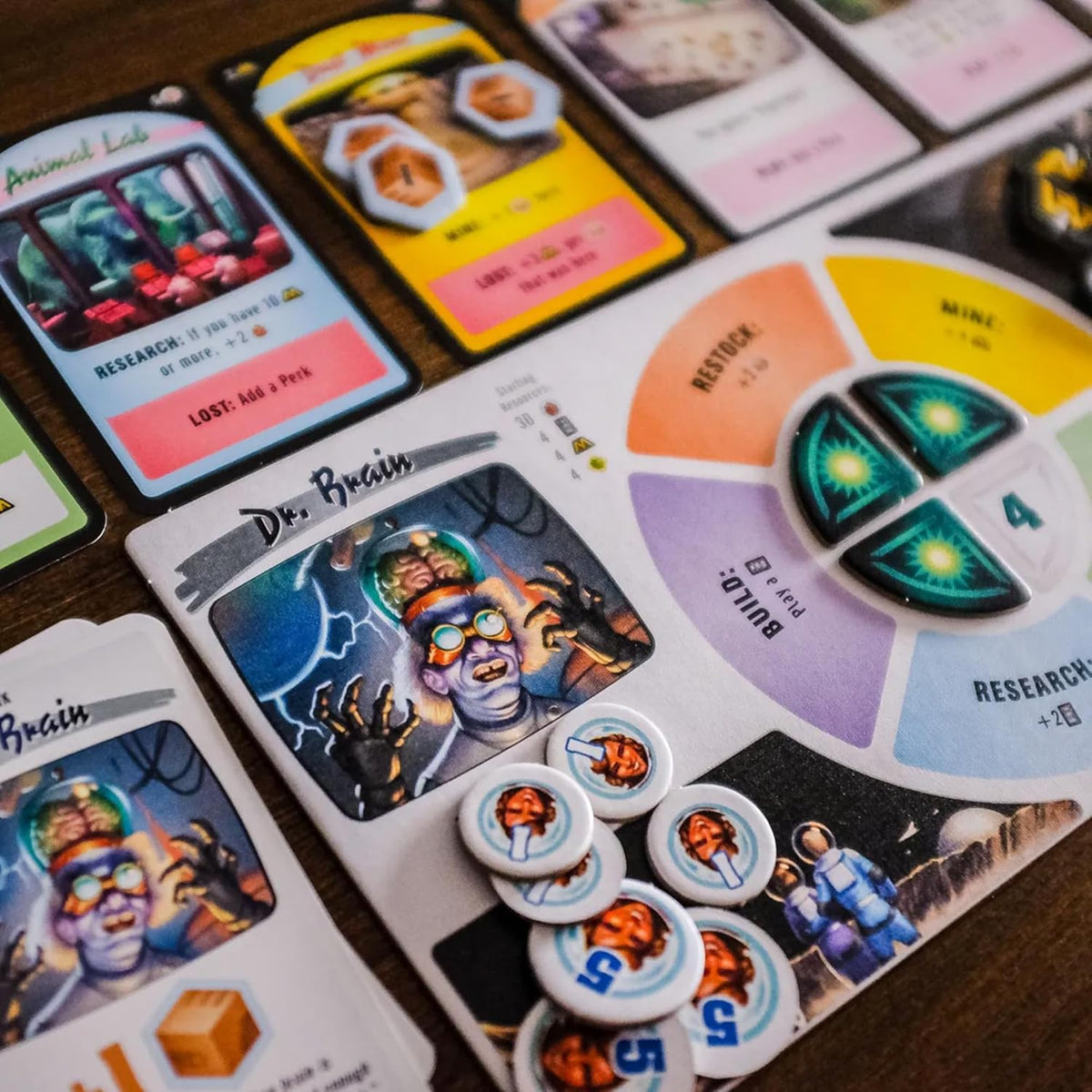 Rio Grande Games Moon Colony Bloodbath Juego de cartas de construcción de motor estratégico