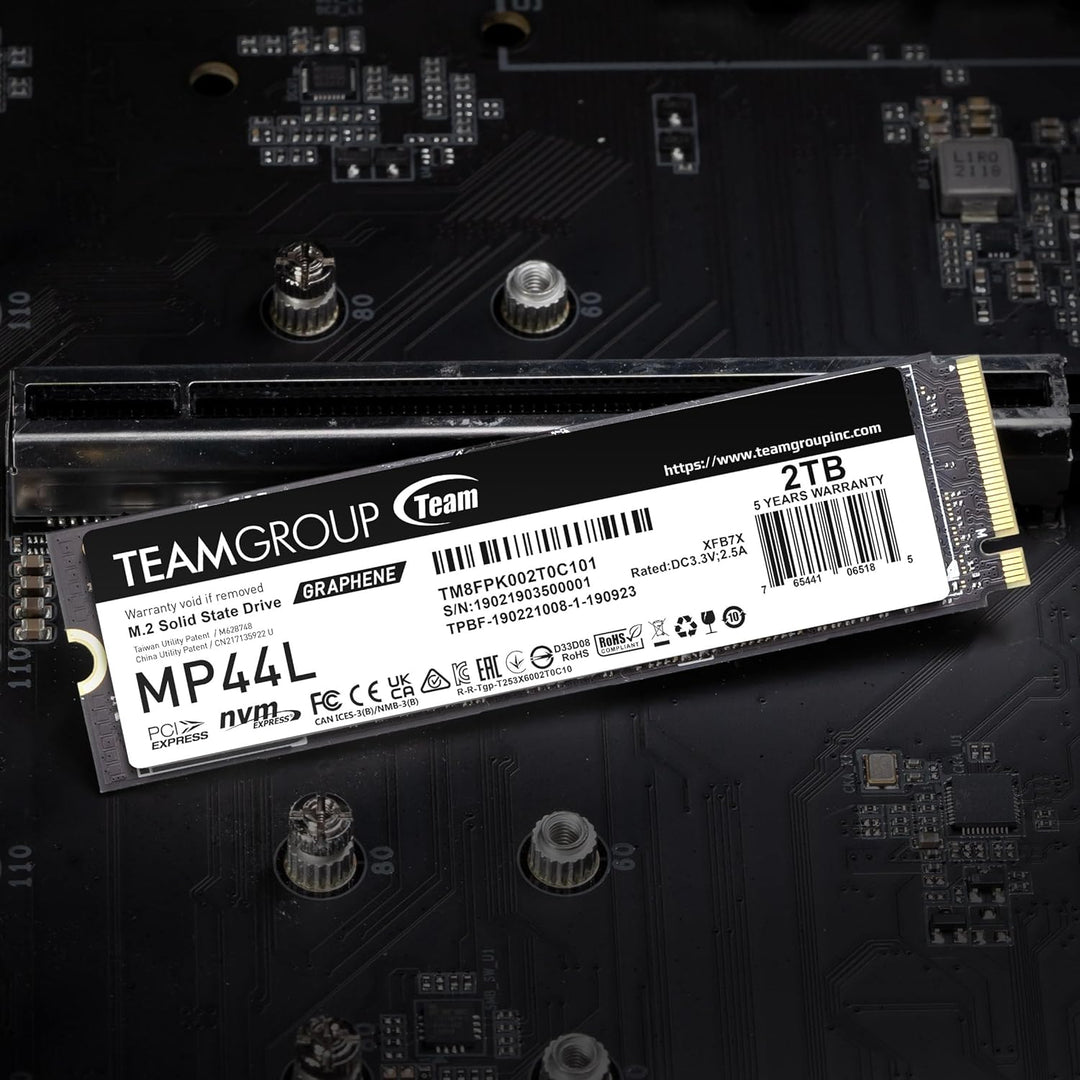 TEAMGROUP TM8FPK500G0C101 - Unidad de estado sólido SSD MP44L de 50...