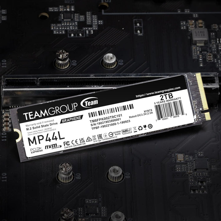 TEAMGROUP TM8FPK500G0C101 - Unidad de estado sólido SSD MP44L de 50...