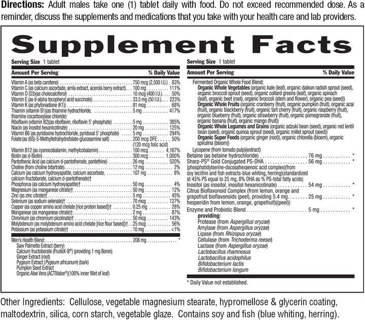 Country Life CORE Daily-1 Multivitamínico para hombres mayores de 5...