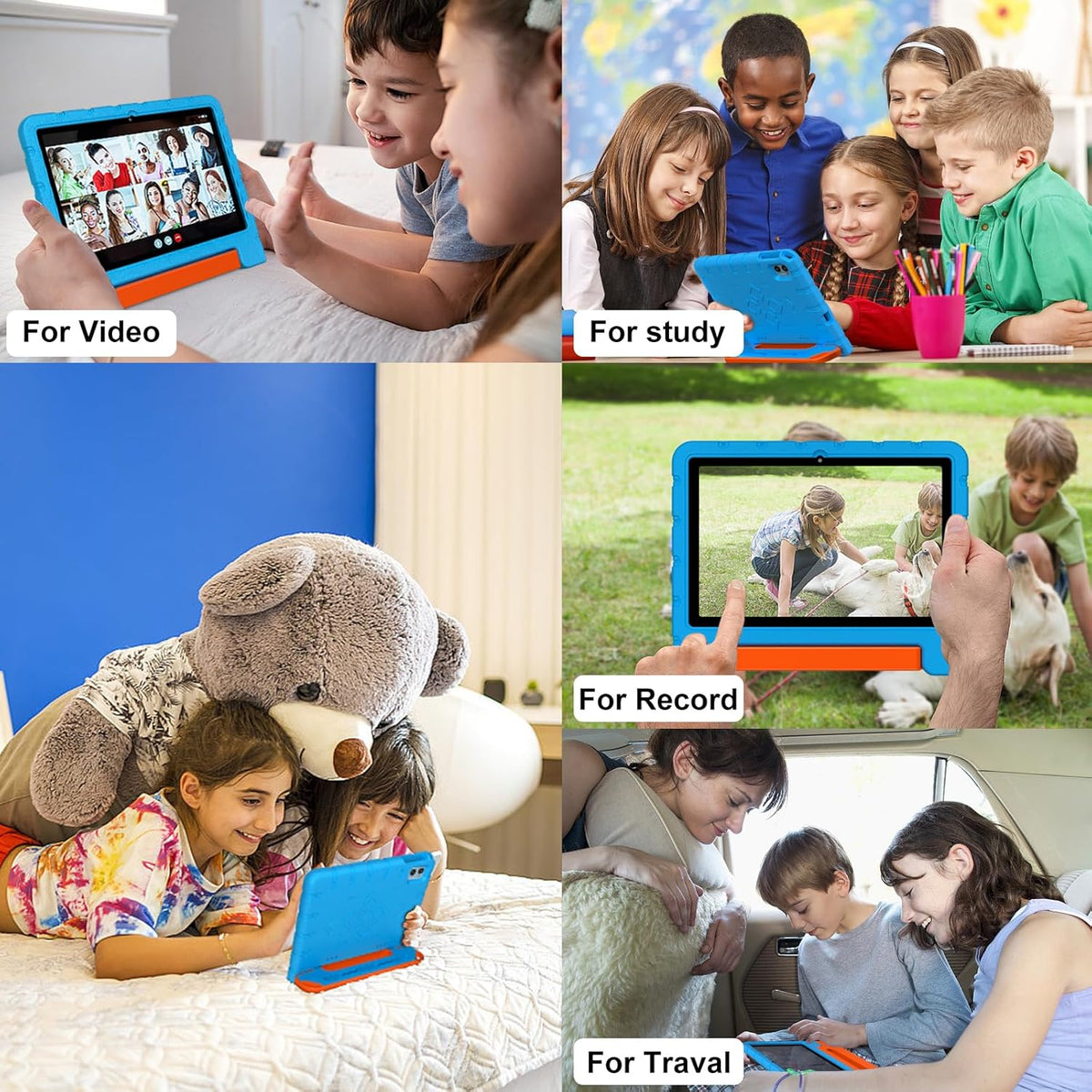 Tableta infantil 2025 con Android 15 de 10 pulgadas para niños Octa...