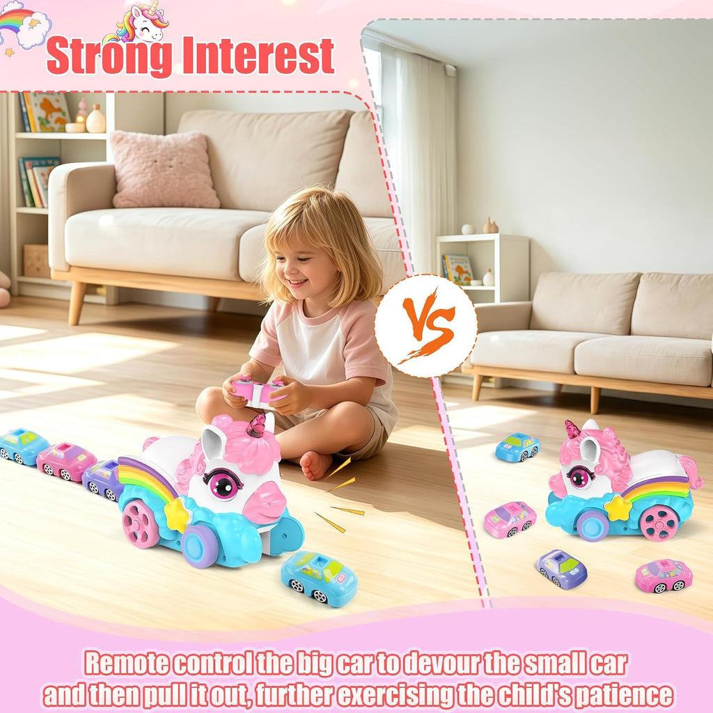 Juguetes para niños Monster Truck Toy Magnetic Remote Control Snake Chain