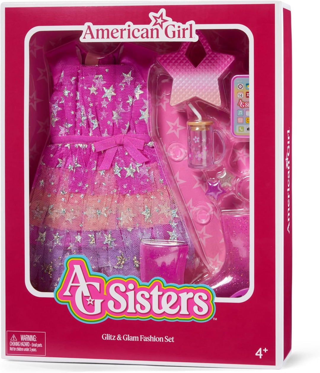 American Girl, AG Sisters - Juego de moda Glitz &amp; Glam, ropa de...