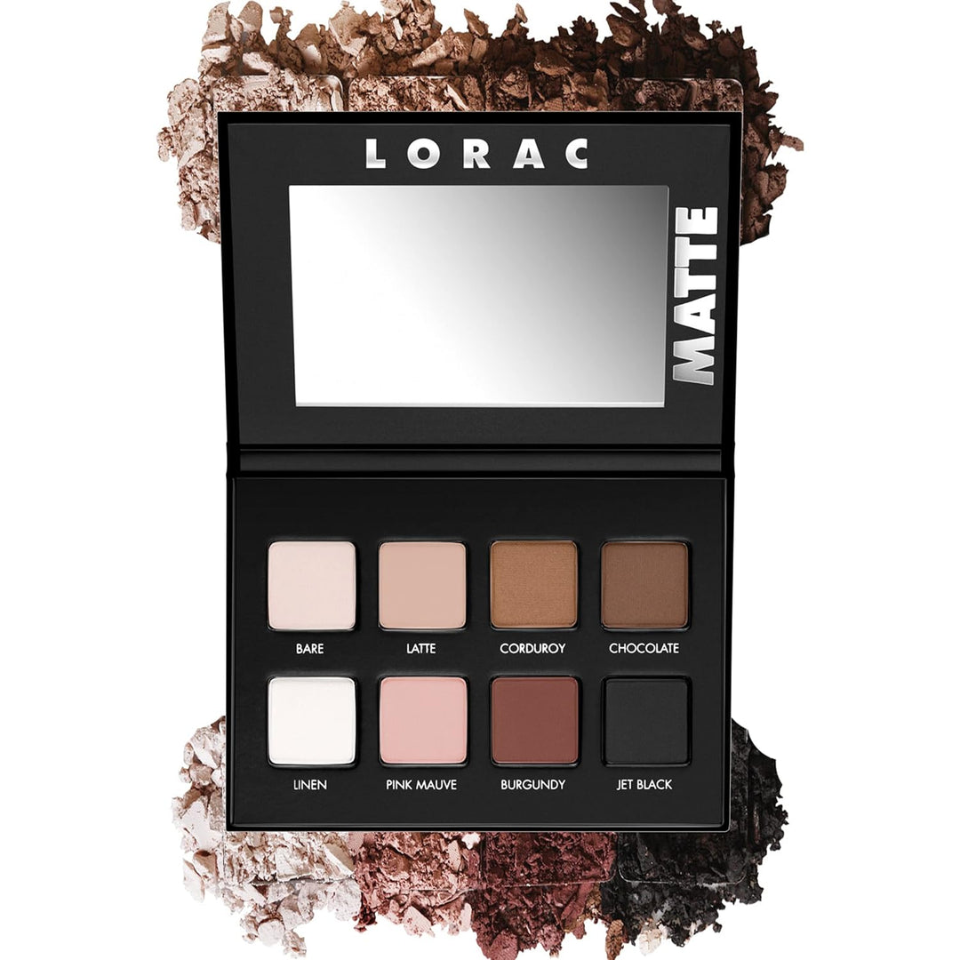 LORAC PRO - Paleta de sombras de ojos mate y brillante, metálico de...