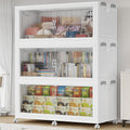 BROVIEW 1020QT - Contenedores apilables extra grandes con tapa, paquete de