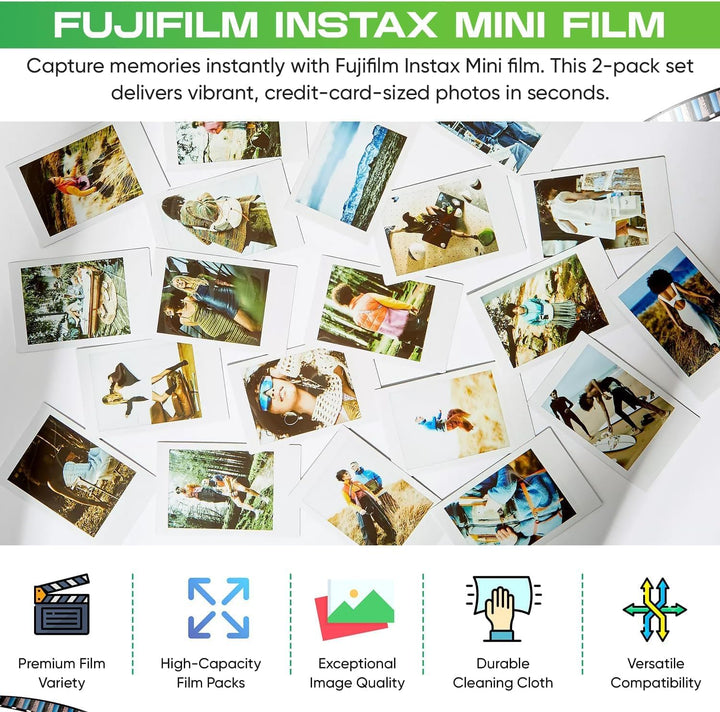 Fujifilm Instax mini película instantánea de luz diurna (paquetes i...