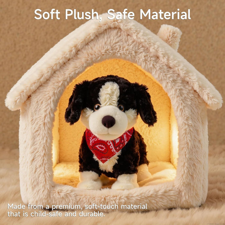 eJog Pup Juguete de perro de peluche electrónico interactivo, jugue...