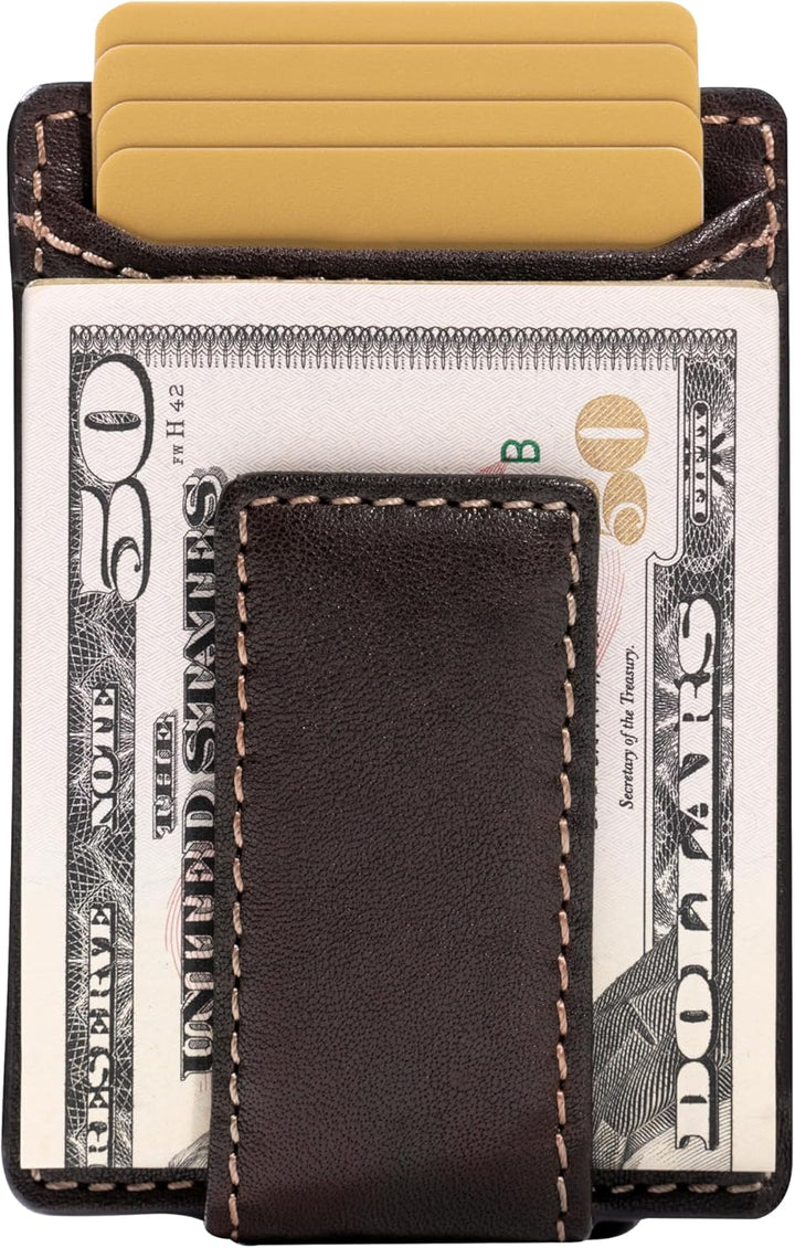 House of Jack Co. Corbin - Cartera delgada con clip para dinero par...