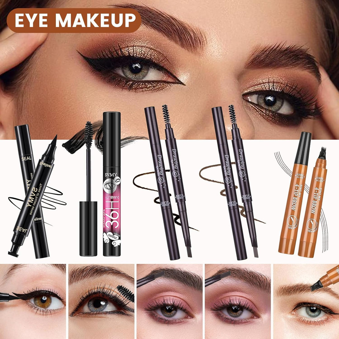 Kit de maquillaje todo en uno para mujer, kit completo, juego de re...