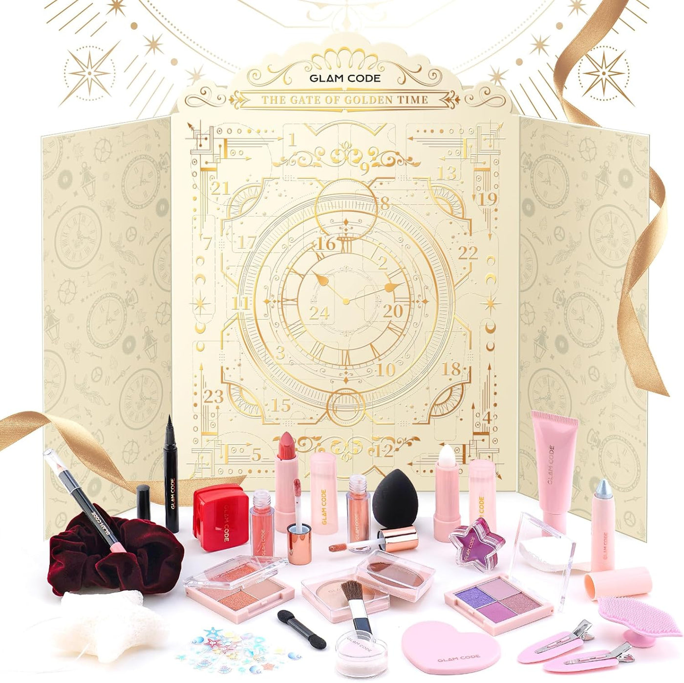 Calendario de Adviento de maquillaje 2025, juego de regalo de belle...