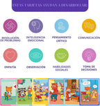 Who What Why Mega Pack Tarjetas de conversación, juego de terapia del habla
