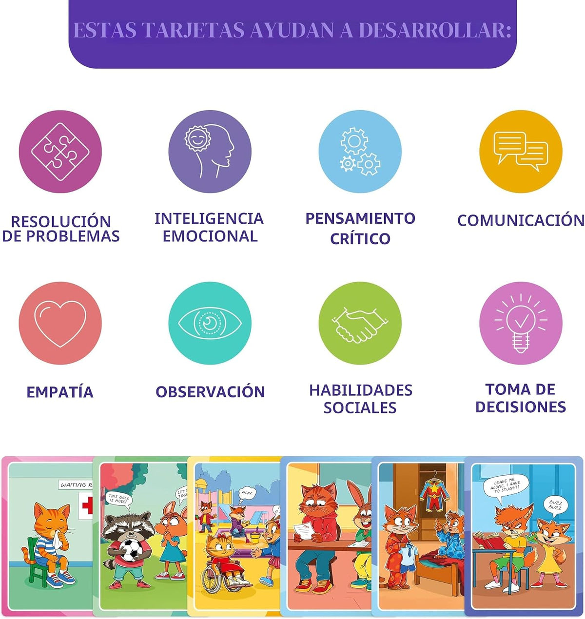 Who What Why Mega Pack Tarjetas de conversación, juego de terapia del habla