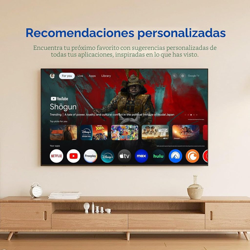 onn - Dispositivo de transmisión 4k Plus, dispositivo de transmisión ultrarrápida de Google TV, almacenamiento de 16 GB, RAM de 2 GB, remito con control de voz, solo EE. UU