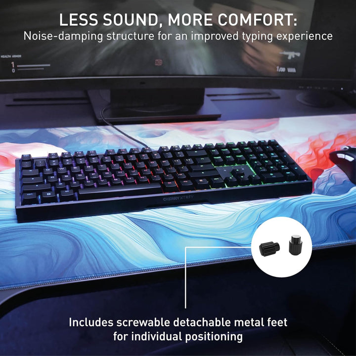 CHERRY XTRFY MX 3.1 Teclado Mecánico Alámbrico Carcasa de Aluminio...