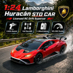 YESHIN 1:24 Lamborghini Huracan RC Drifting Car Rojo, Lamborghini Coche de