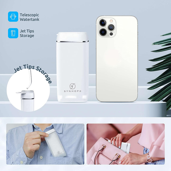 Irrigador Bucal [ Mini Inalámbrico Portátil ] Limpiador Oral de Agu...