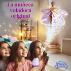 Muñeca voladora Sky Dancers, juguete de cuerda, sin baterías, Purple Licious