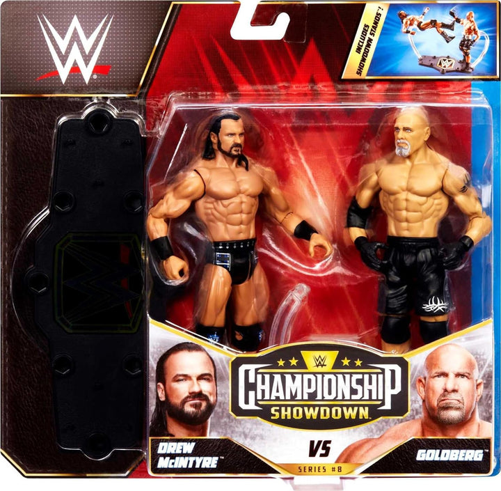 Mattel WWE Championship Showdown - Juego de 2 figuras de acción y a...