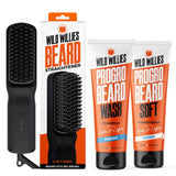 Kit de Aseo para Barba Wild Willies - Alisador de Barba para Hombre...