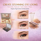 Kit de maquillaje todo en uno para mujeres y principiantes, juego d...