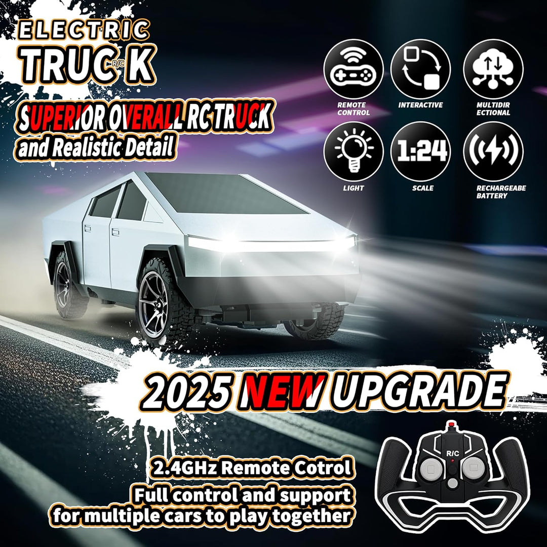 Vefercen Juguetes de automóvil a control remoto, camión RC todo ter...