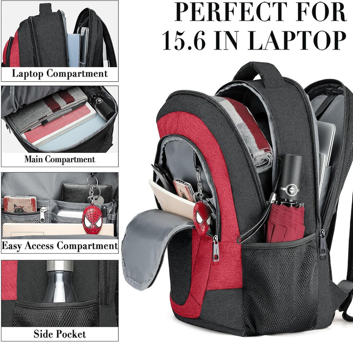 Mochila de Viaje para Laptop para Mujeres y Hombres, Mochila Escola...