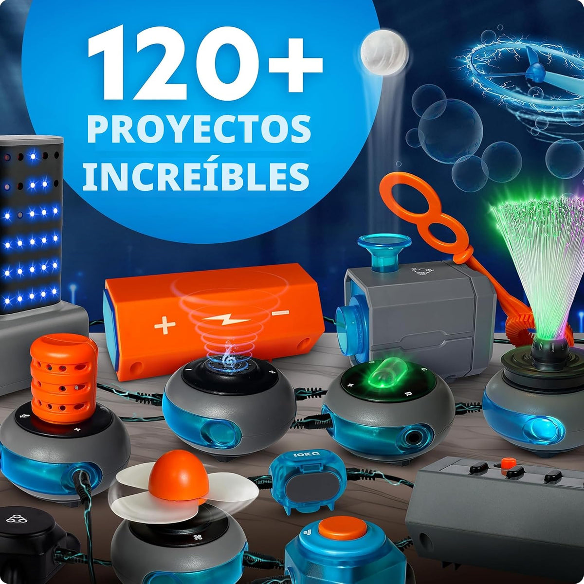 National Geographic Circuit Kit para Kids con 120 Electrical Projects