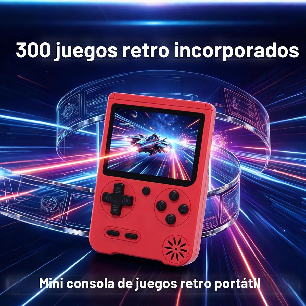 Consola de juegos portátil retro - Mini reproductor de videojuegos portátil
