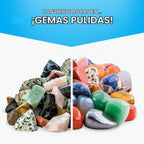 Kit de Repuesto National Geographic Rock Tumbler con 3 lb de Piedras Preciosas en Bruto